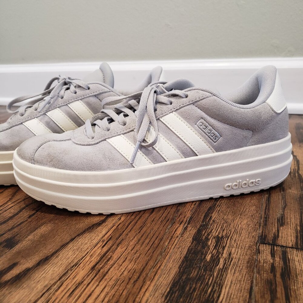Adidas Vl Court Bold Womens Sneakers - Size 8.5